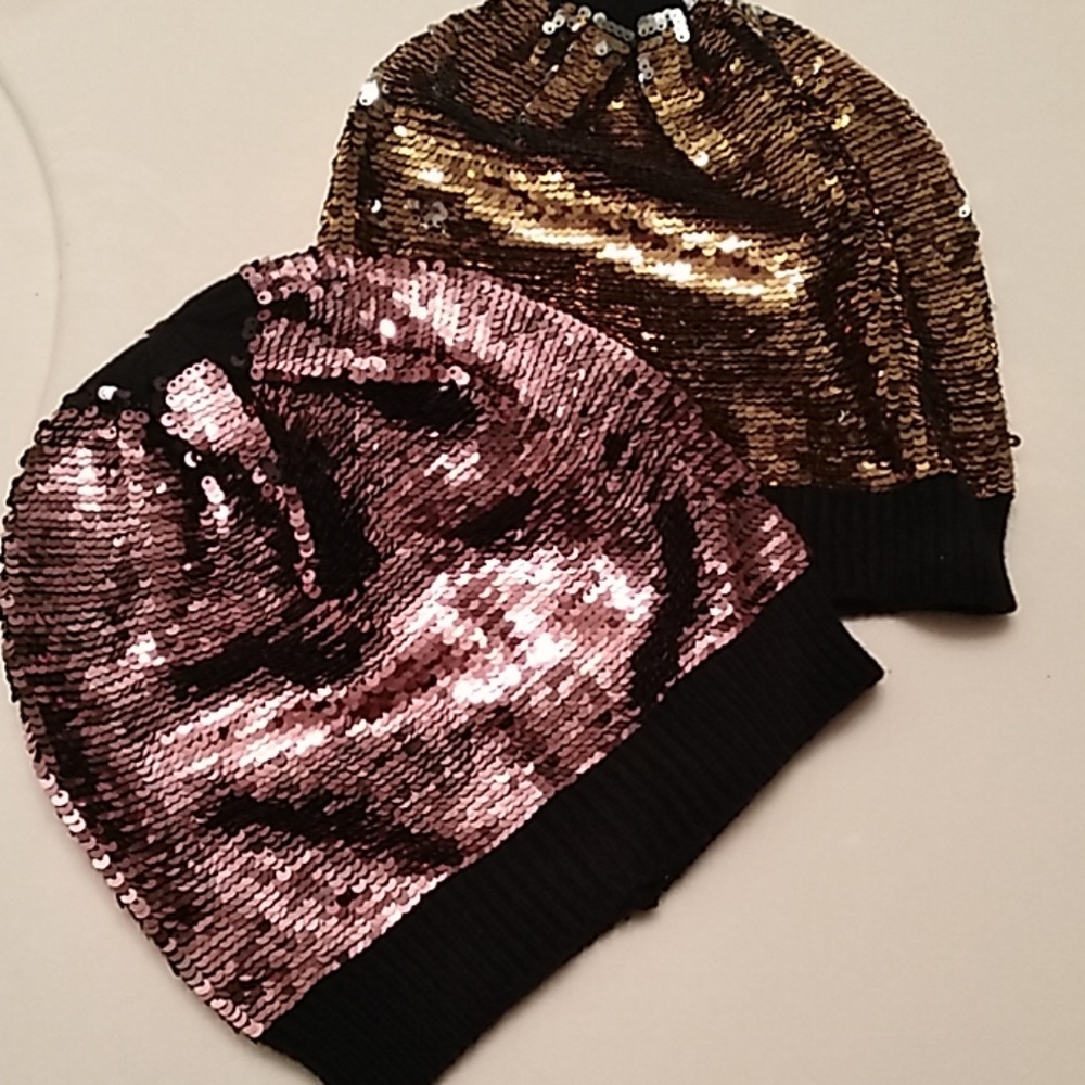 Sequin beanies... bundle deal...2 for $10